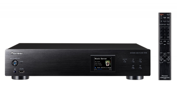 Pioneer N 30 Schwarz Pure Audio Netzwerk-Player mit Front-USB-Anschluss